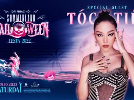 Gặp gỡ Tóc Tiên và bùng nổ tại lễ hội Summerland Halloween Festa 2022 toc tien tai dai hoi ca nhac